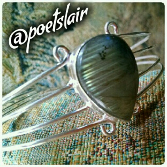 Artisan Jewelry - Russian Seraphinite Sterling cuff